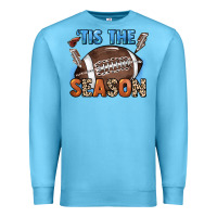 Ocean Blue Tis the season lightning bolt Premium Sweatshirt - HowdyJamesFarm
