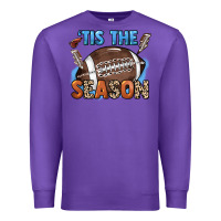Purple Tis the season lightning bolt Premium Sweatshirt - HowdyJamesFarm