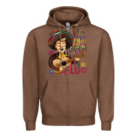Chestnut Ay, ay, ay canta y no llores! Zipper Hoodie - NancyCooperArtShop