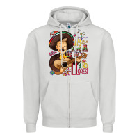 Dove Grey Ay, ay, ay canta y no llores! Zipper Hoodie - NancyCooperArtShop