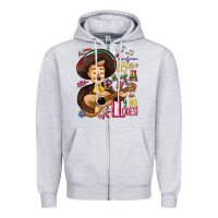 Heather Grey Ay, ay, ay canta y no llores! Zipper Hoodie - NancyCooperArtShop