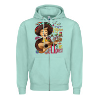 Seafoam Ay, ay, ay canta y no llores! Zipper Hoodie - NancyCooperArtShop