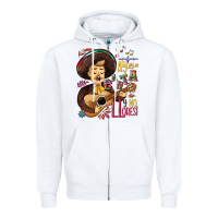 White Ay, ay, ay canta y no llores! Zipper Hoodie - NancyCooperArtShop