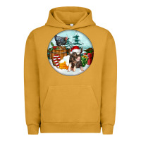 Pigment Peanut Butter Christmas Pig With Chicken Urban Hoodie - FaDigitalArtStudio