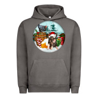 Pigment Tornado Christmas Pig With Chicken Urban Hoodie - FaDigitalArtStudio