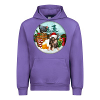 Tulip Christmas Pig With Chicken Urban Hoodie - FaDigitalArtStudio