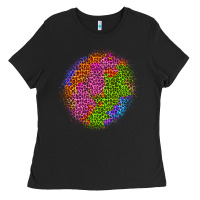 Black halloween leopard patch 5 Ladies Tee - BundleAndBundleShop
