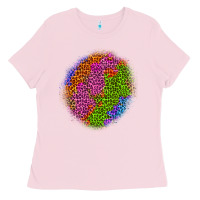 Bubblegum Pink halloween leopard patch 5 Ladies Tee - BundleAndBundleShop