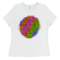 White halloween leopard patch 5 Ladies Tee - BundleAndBundleShop