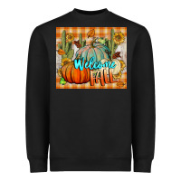 Black welcome fall tumbler Heavyweight Sweatshirt - BundleAndBundleShop