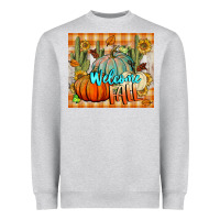 Heather Grey welcome fall tumbler Heavyweight Sweatshirt - BundleAndBundleShop