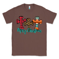 Chestnut merry Christmas cross Classic Tee - CowhideDigitalArt