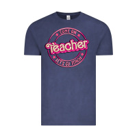 Vintage Denim come on teacher let's go teach Vintage Tee - MaliasSmallBusiness