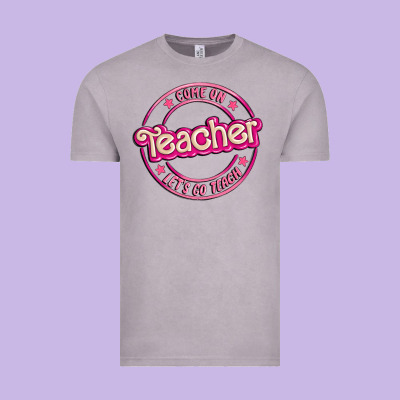 Come On Teacher Let's Go Teach Vintage Tee Designed By Maliassmallbusiness