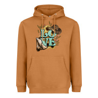 Meerkat Love boots hat western Cowboy Heavyweight Hoodie - HowdyJamesFarm