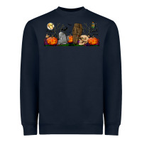 Navy headstone and coffin lebbey glass Heavyweight Sweatshirt - BundleAndBundleShop