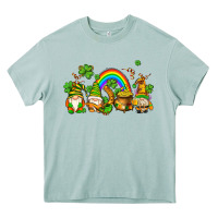 Arona st patricks gnomes with rainbow Heavy Core Tee - AdoDesignShop