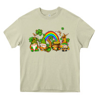 Mossy st patricks gnomes with rainbow Heavy Core Tee - AdoDesignShop