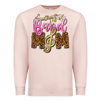 Pale Pink Band Mom Mother's Day Premium Sweatshirt - CowGirlArtShop