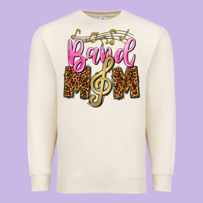 Band Mom Mother's Day Premium Sweatshirt Designed By Cowgirlartshop
