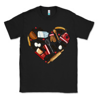 Black bake tools hearts Classic Tee - NancyCooperArtShop