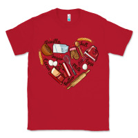 Red bake tools hearts Classic Tee - NancyCooperArtShop