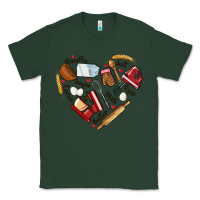 Sports Green bake tools hearts Classic Tee - NancyCooperArtShop