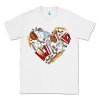 White bake tools hearts Classic Tee - NancyCooperArtShop