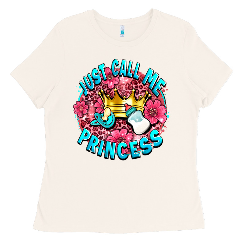 Just Call Me Princess Ladies Tee by AdoDesignShop | Teevron
