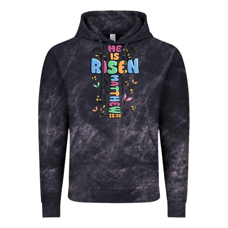He Is Risen Cross Vintage Hoodie by MaliasSmallBusiness | Teevron