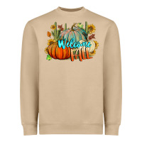 Mushroom Welcome Fall Pumpkins Heavyweight Sweatshirt - BundleAndBundleShop