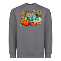 Storm Welcome Fall Pumpkins Heavyweight Sweatshirt - BundleAndBundleShop