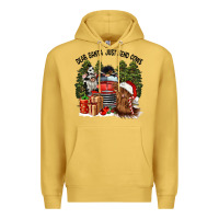 Antique Gold dear santa just send cows Premium Hoodie - CowGirlArtShop