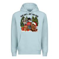 Blue Mist dear santa just send cows Premium Hoodie - CowGirlArtShop