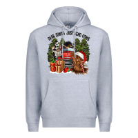 Heather Grey dear santa just send cows Premium Hoodie - CowGirlArtShop