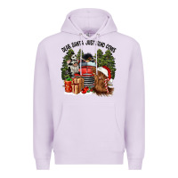 Lilac dear santa just send cows Premium Hoodie - CowGirlArtShop