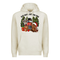 Oatmeal Heather dear santa just send cows Premium Hoodie - CowGirlArtShop