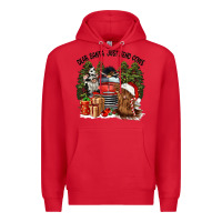 Red dear santa just send cows Premium Hoodie - CowGirlArtShop