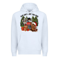 White dear santa just send cows Premium Hoodie - CowGirlArtShop