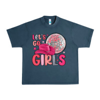 Midnight Navy let s go girls Urban Heavy Tee - MaliasSmallBusiness