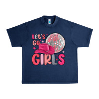 Navy let s go girls Urban Heavy Tee - MaliasSmallBusiness