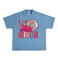 Pebble Blue let s go girls Urban Heavy Tee - MaliasSmallBusiness