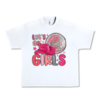 White let s go girls Urban Heavy Tee - MaliasSmallBusiness