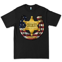 Black sheriff american flag Premium Tee - JahusDesignShop