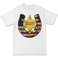White sheriff american flag Premium Tee - JahusDesignShop