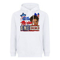 Little Mister America Black Boy Heavyweight Hoodie | Teevron