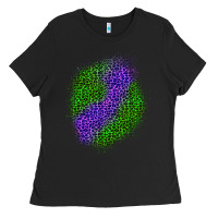 Black halloween leopard patch 3 Ladies Tee - BundleAndBundleShop