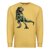 Antique Gold T-rex Premium Sweatshirt - HowdyJamesFarm