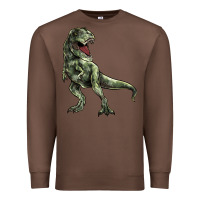 Chestnut T-rex Premium Sweatshirt - HowdyJamesFarm