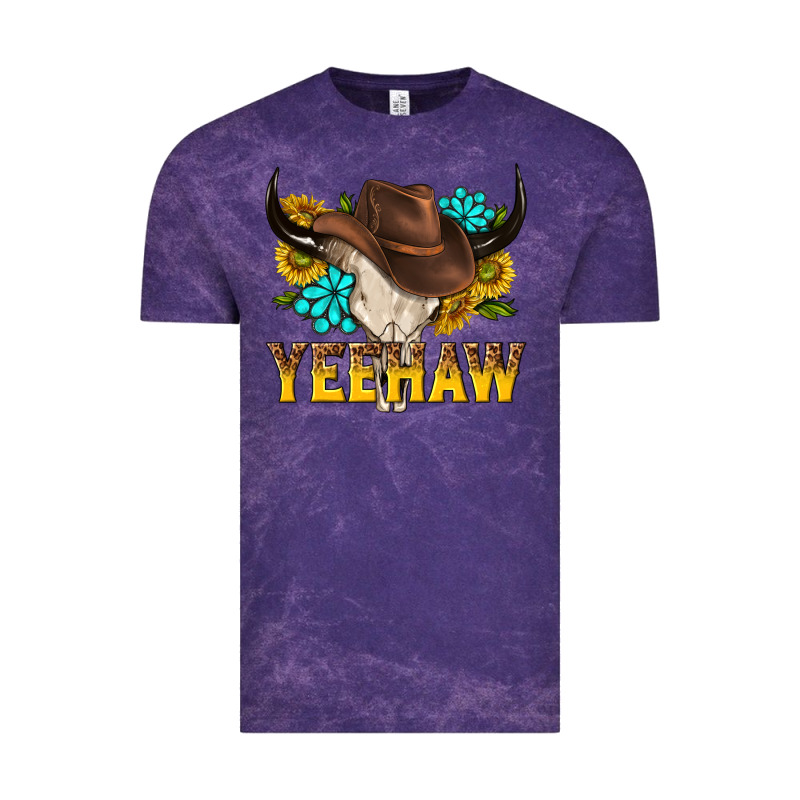 Yeehaw Bull Skull Vintage Tee by NancyCooperArtShop | Teevron
